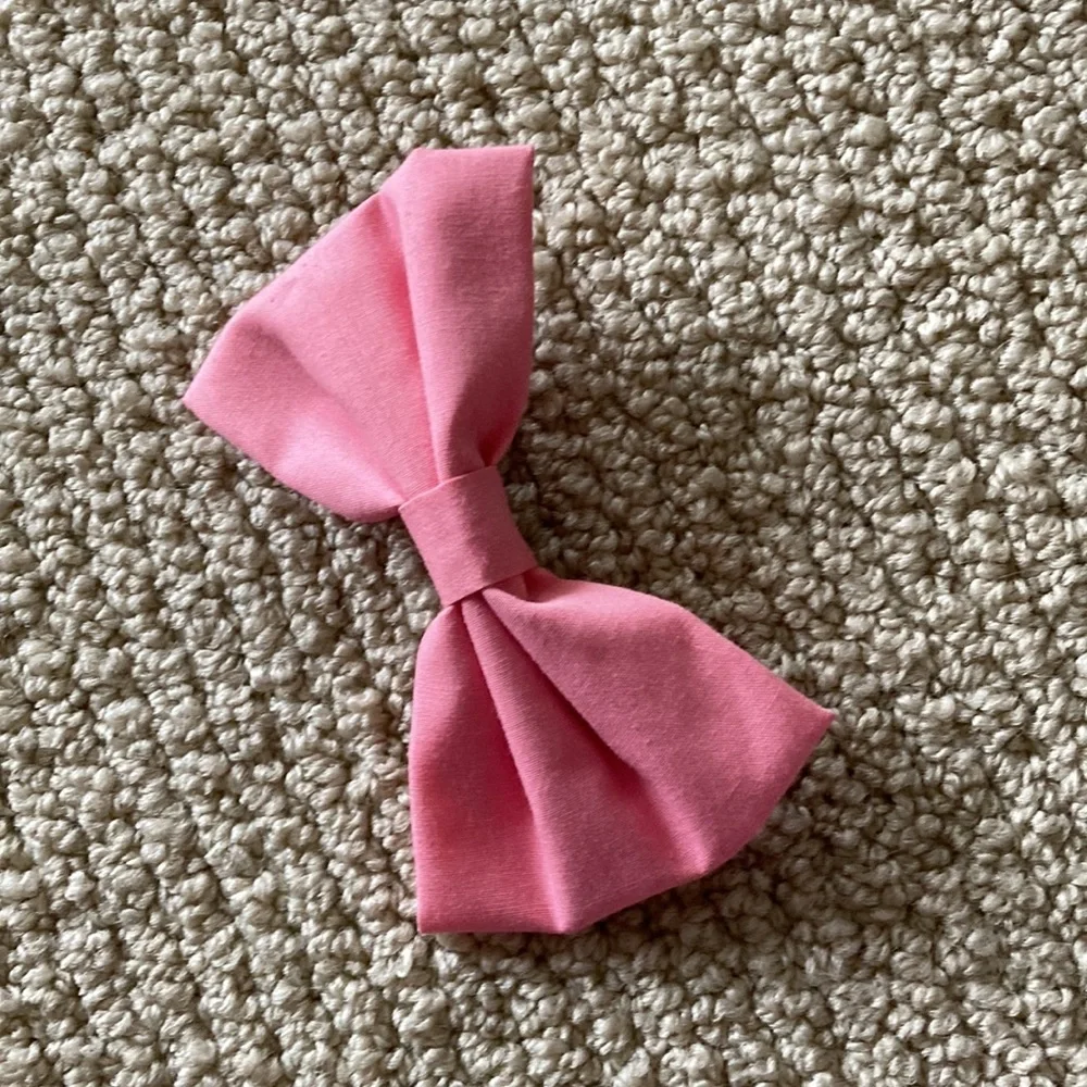 Pink Hair Bow Handmade Girls Women’s Unisex Like New All Hair Types